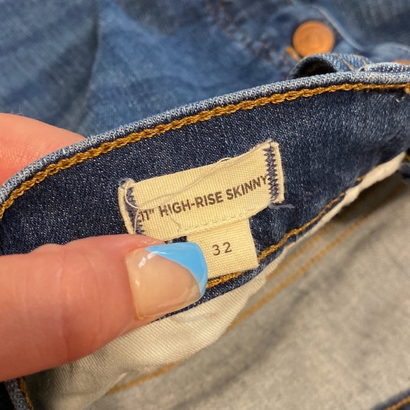 Madewell 11” High Rise Skinny Jeans - Picture 6 of 6